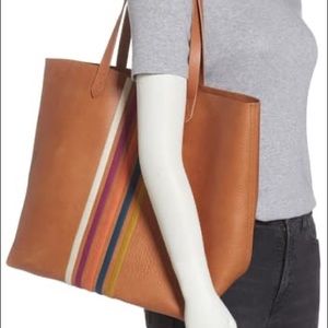 Transport Tote In Desert Camel Rainbow